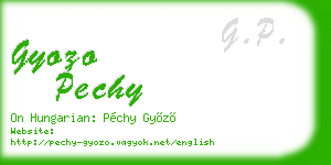 gyozo pechy business card